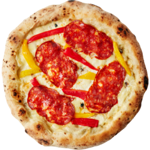 Pizza Napoletana Spianata e Peperoni